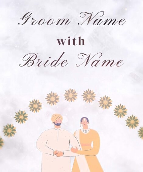 Character Based Wedding Invitation